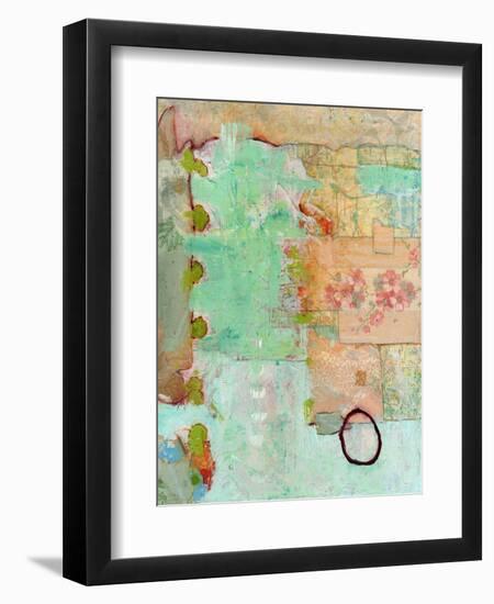 Love Circle Abstract-Blenda Tyvoll-Framed Art Print