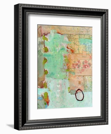 Love Circle Abstract-Blenda Tyvoll-Framed Art Print