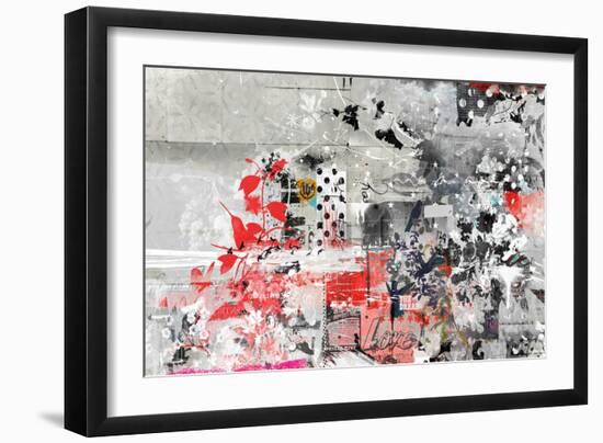 Love Collage, 2016 (Collage on Canvas)-Teis Albers-Framed Giclee Print