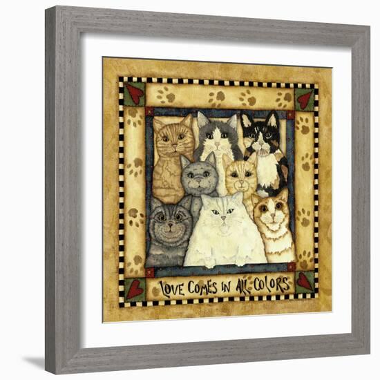 Love Comes in All Colors-Robin Betterley-Framed Giclee Print