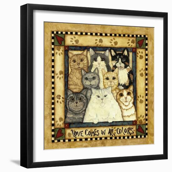 Love Comes in All Colors-Robin Betterley-Framed Giclee Print