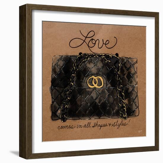 Love Comes in All Shapes-Bella Dos Santos-Framed Art Print