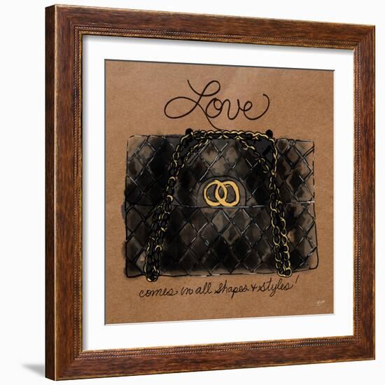 Love Comes in All Shapes-Bella Dos Santos-Framed Art Print