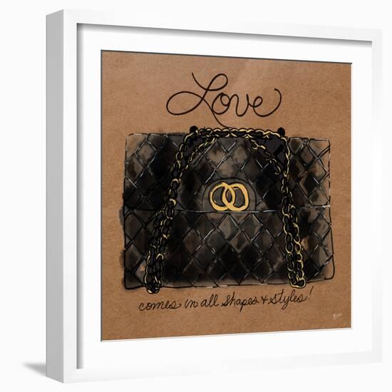 Love Comes in All Shapes-Bella Dos Santos-Framed Art Print