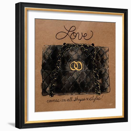 Love Comes in All Shapes-Bella Dos Santos-Framed Art Print