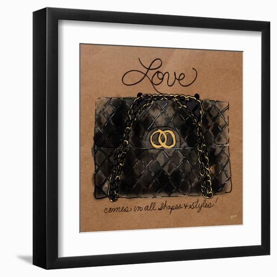 Love Comes in All Shapes-Bella Dos Santos-Framed Art Print