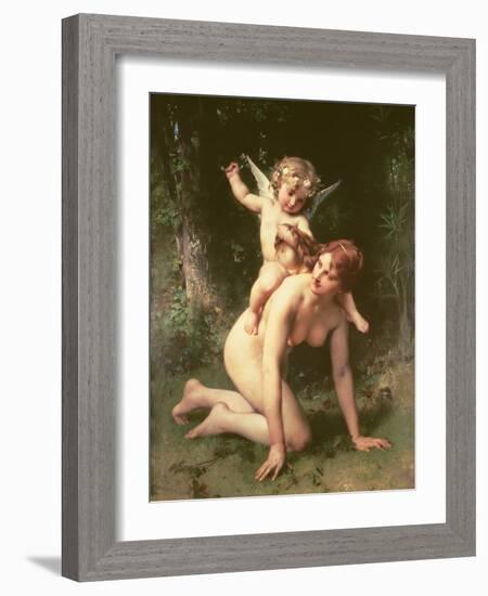 Love Conquers, 1880-Leon Bazile Perrault-Framed Giclee Print