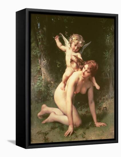 Love Conquers, 1880-Leon Bazile Perrault-Framed Premier Image Canvas