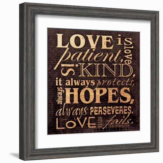 Love Corinthians-Carole Stevens-Framed Art Print