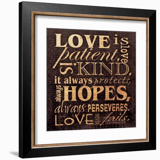 Love Corinthians-Carole Stevens-Framed Art Print