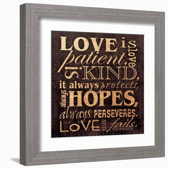 Love Corinthians-Carole Stevens-Framed Art Print