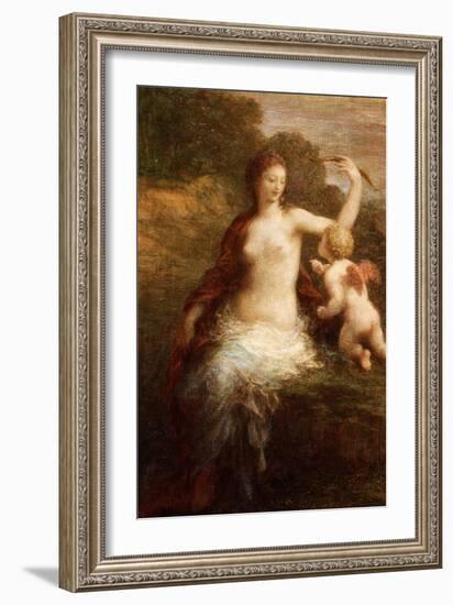 Love Disarmed-Henri Fantin-Latour-Framed Giclee Print