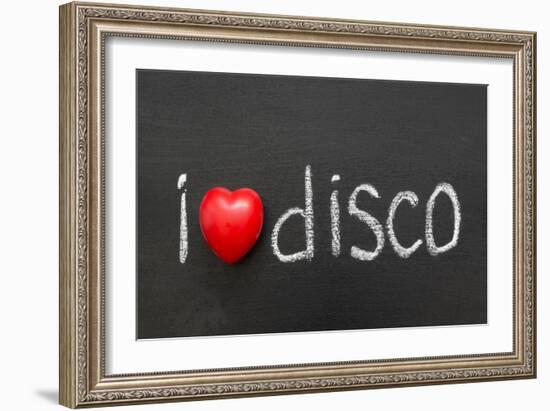 Love Disco-Yury Zap-Framed Art Print