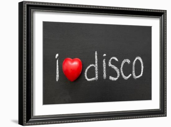 Love Disco-Yury Zap-Framed Art Print