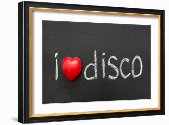 Love Disco-Yury Zap-Framed Art Print