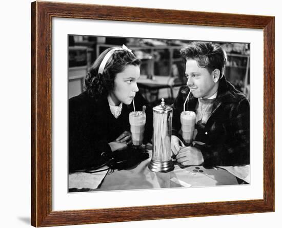 Love Finds Andy Hardy, Judy Garland, Mickey Rooney, 1938-null-Framed Photo