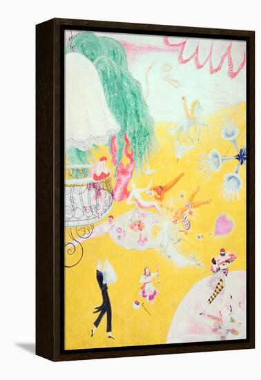 Love Flight of a Pink Candy Heart, 1930-Florine Stettheimer-Framed Premier Image Canvas