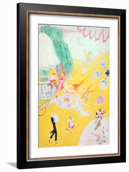 Love Flight of a Pink Candy Heart, 1930-Florine Stettheimer-Framed Premium Giclee Print