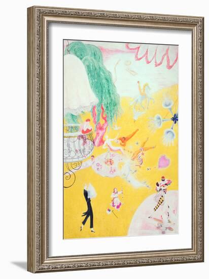 Love Flight of a Pink Candy Heart, 1930-Florine Stettheimer-Framed Giclee Print