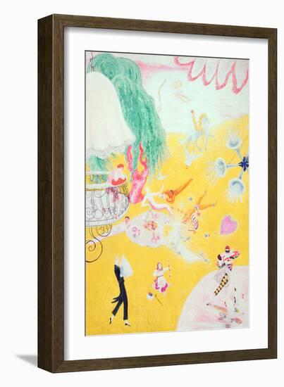 Love Flight of a Pink Candy Heart, 1930-Florine Stettheimer-Framed Giclee Print