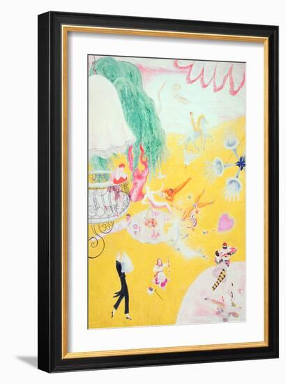 Love Flight of a Pink Candy Heart, 1930-Florine Stettheimer-Framed Giclee Print