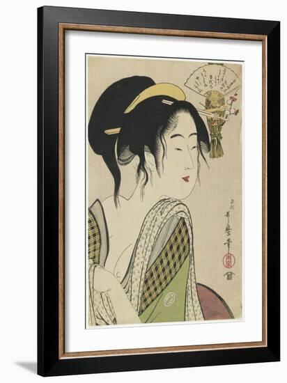 Love for a Farmer's Wife, 1795-1796-Kitagawa Utamaro-Framed Giclee Print