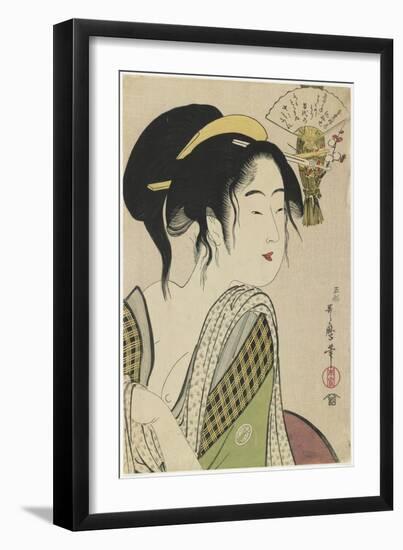 Love for a Farmer's Wife, 1795-1796-Kitagawa Utamaro-Framed Giclee Print