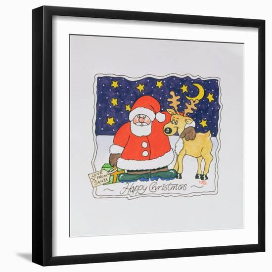 Love from Santa, 2005-Tony Todd-Framed Giclee Print