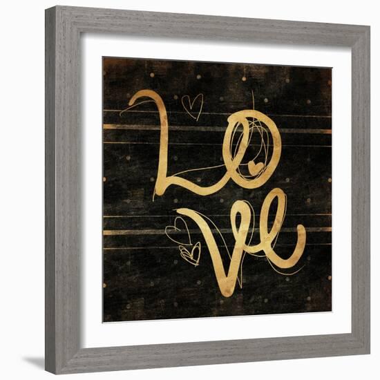 Love Gold-Enrique Rodriguez Jr.-Framed Art Print