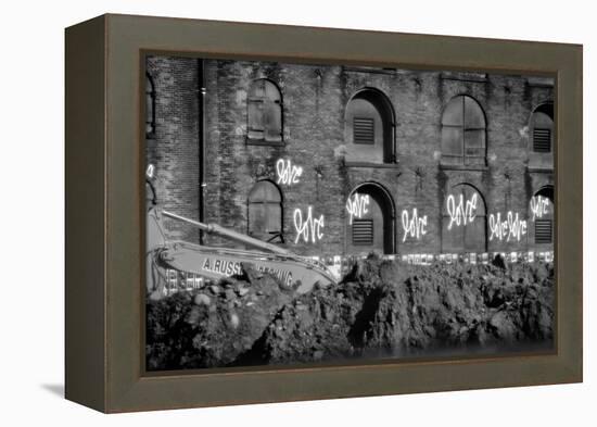 Love Graffiti Brooklyn New York-null-Framed Stretched Canvas