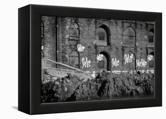 Love Graffiti Brooklyn New York-null-Framed Stretched Canvas