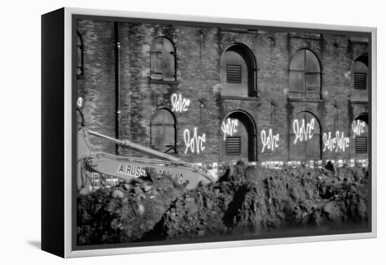 Love Graffiti Brooklyn New York-null-Framed Stretched Canvas