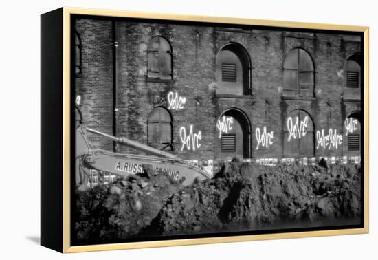 Love Graffiti Brooklyn New York-null-Framed Stretched Canvas