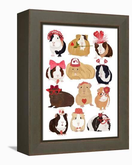 Love Guinea Pigs-Hanna Melin-Framed Premier Image Canvas