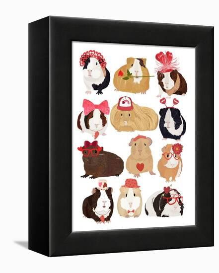 Love Guinea Pigs-Hanna Melin-Framed Premier Image Canvas