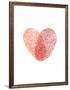 Love Heart Fingerprints-Brett Wilson-Framed Giclee Print
