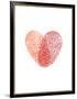 Love Heart Fingerprints-Brett Wilson-Framed Giclee Print