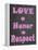 Love Honor Respect-Jean Olivia-Framed Stretched Canvas