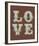 Love I-The Vintage Collection-Framed Giclee Print