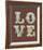 Love I-The Vintage Collection-Framed Giclee Print