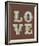 Love I-The Vintage Collection-Framed Giclee Print