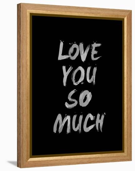 Love I-null-Framed Stretched Canvas