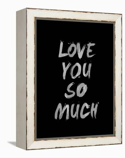 Love I-null-Framed Stretched Canvas