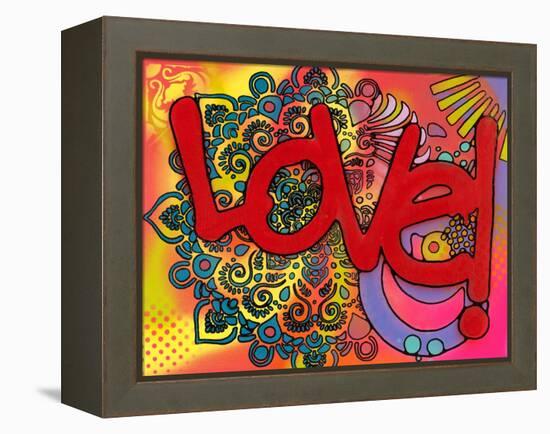 Love I-Dean Russo-Framed Premier Image Canvas