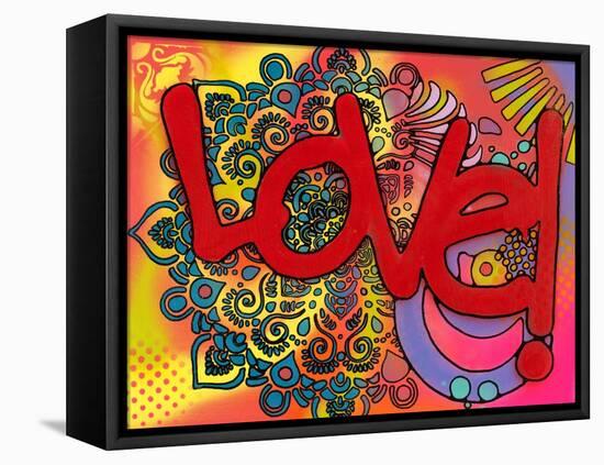 Love I-Dean Russo-Framed Premier Image Canvas