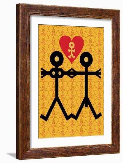 Love Icon, 2005-Thisisnotme-Framed Giclee Print