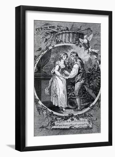 Love in a Village, 1791-Francis Wheatley-Framed Giclee Print