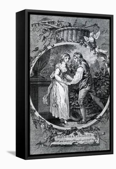 Love in a Village, 1791-Francis Wheatley-Framed Premier Image Canvas