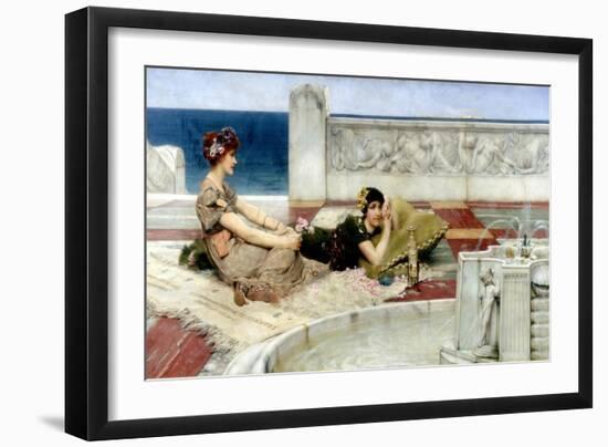 Love in Idleness, C.1891-Sir Lawrence Alma-Tadema-Framed Giclee Print