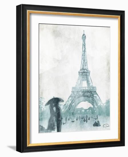 Love in Paris-OnRei-Framed Art Print